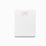 Pink Bow Notepad