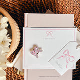 Pink Bow Needle Minder for Needlepoint & Embroidery Projects