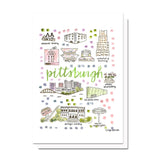 Pittsburgh, PA Map Card