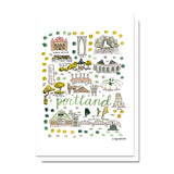 Portland, OR Map Card
