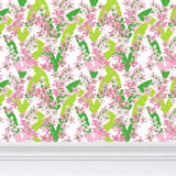 Sunshine Petals Wallpaper - Pink
