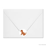 Puppy Dog Round Stickers