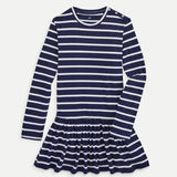 Girls Striped Tee Dress