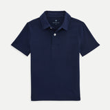 Boys Solid Cotton Polo