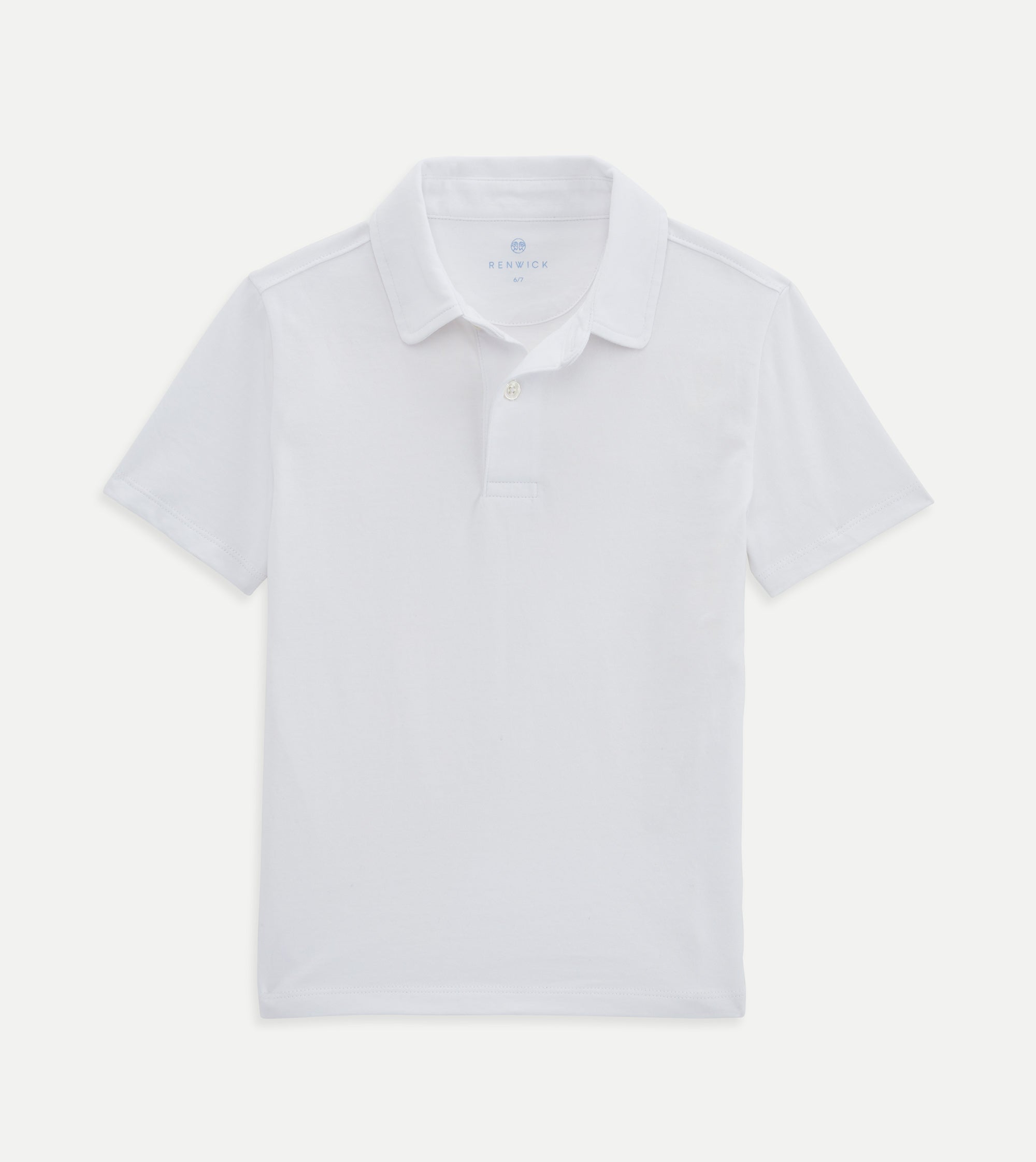 Boys Solid Cotton Polo