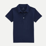 Girls Solid Cotton Polo