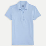 Stripe Scallop Performance Polo