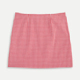 Gingham Mini Skirt