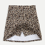 Leopard Print Ace Skort