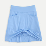 Knit Pleat Back Skort