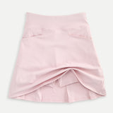 Knit Pleat Back Skort