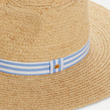 LELE X RNWK STRIPED BAND STRAW HAT