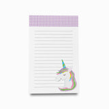 Rainbow and Unicorn Notepad