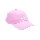 Rainbow Sparkle Bow Baseball Hat (Girls)