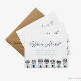 Row of Houses Moving Announcement