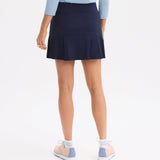 Knit Pleat Back Skort