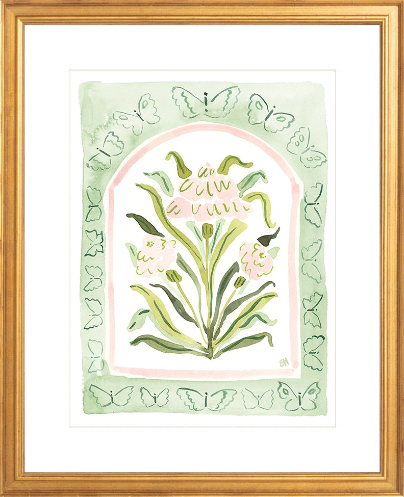 The "Botanical Rainbow Seafoam" Fine Art Print