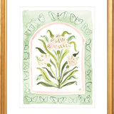 The "Botanical Rainbow Seafoam" Fine Art Print
