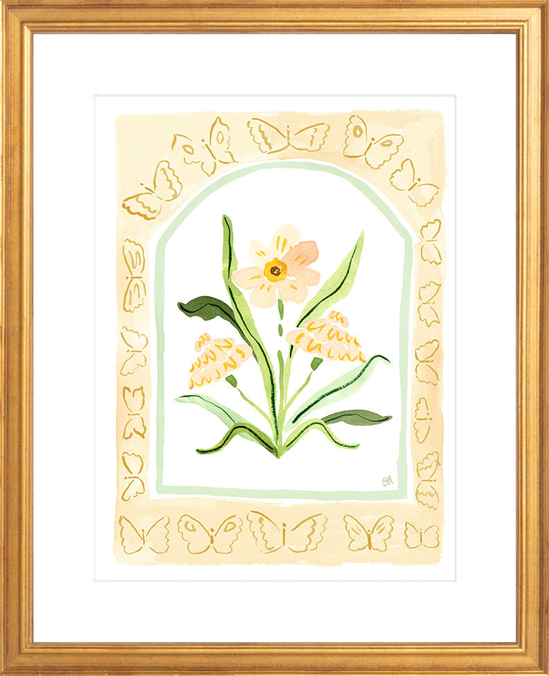 The "Botanical Rainbow Orange" Fine Art Print