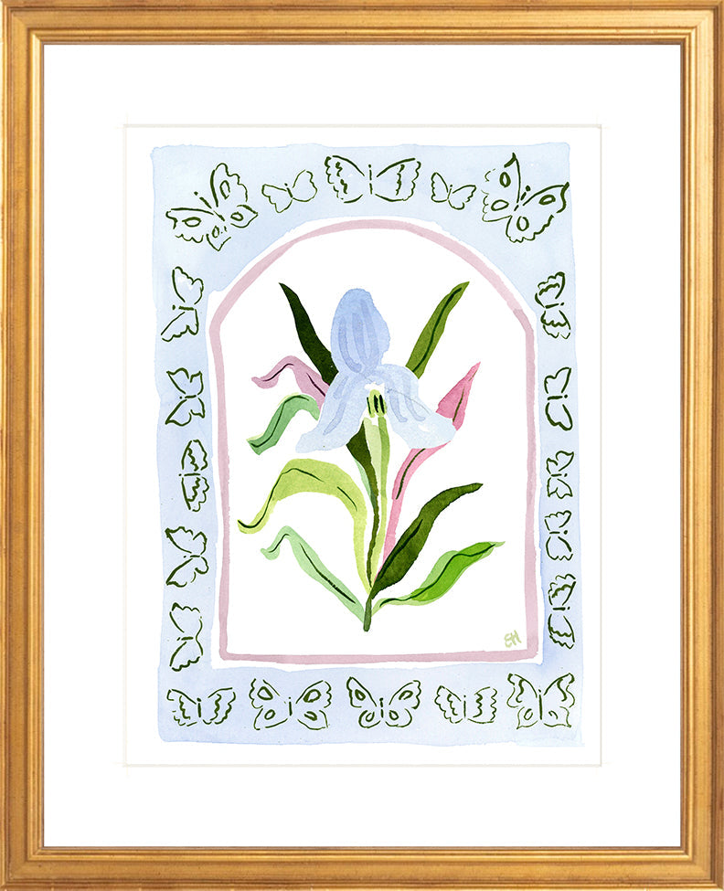 The "Botanical Rainbow Blue" Fine Art Print