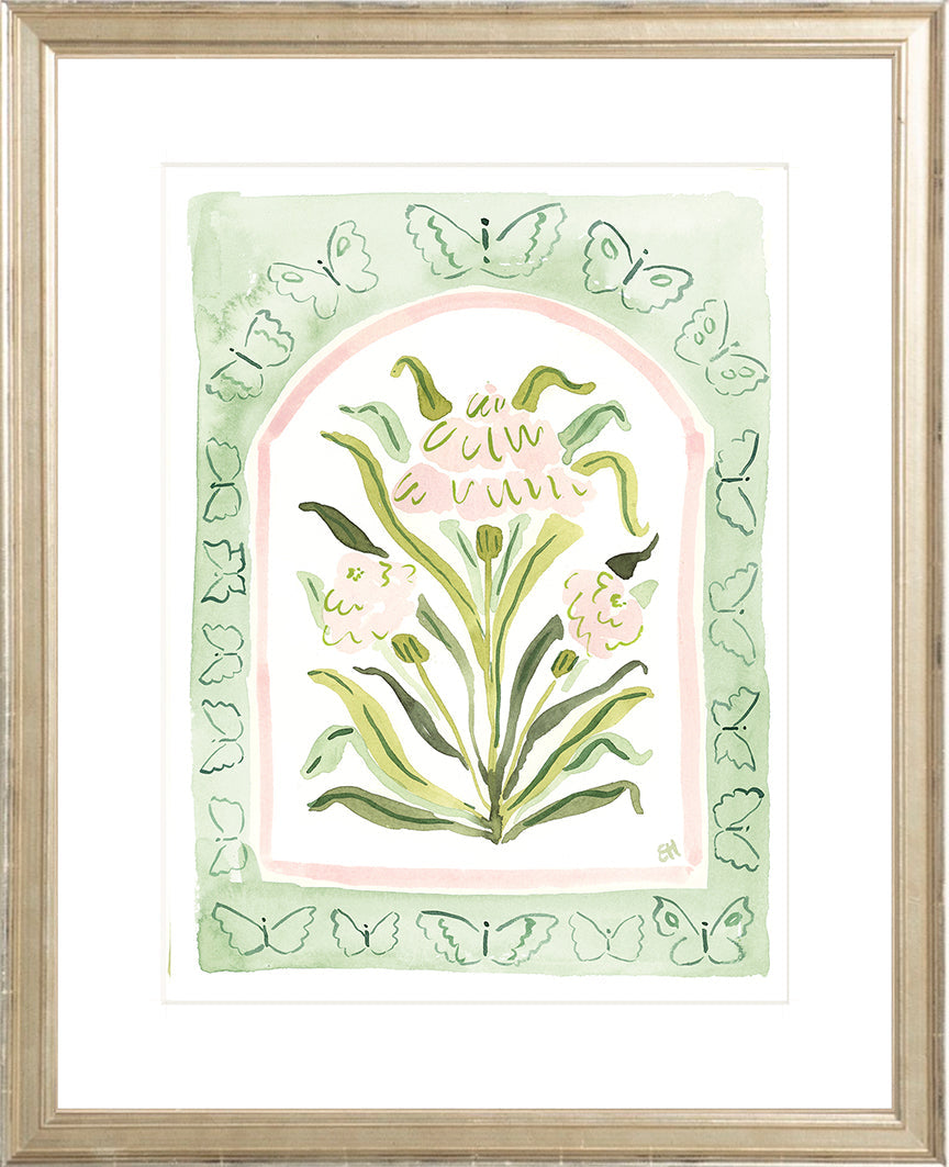 The "Botanical Rainbow Seafoam" Fine Art Print
