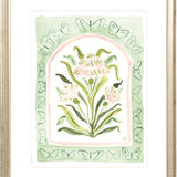 The "Botanical Rainbow Seafoam" Fine Art Print