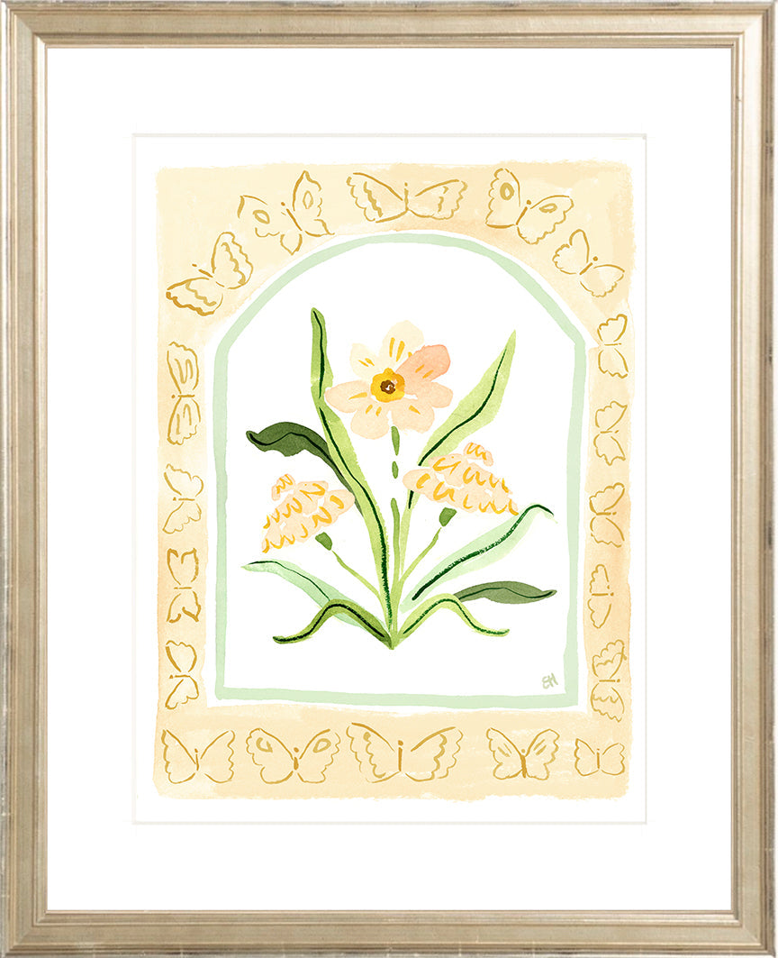 The "Botanical Rainbow Orange" Fine Art Print