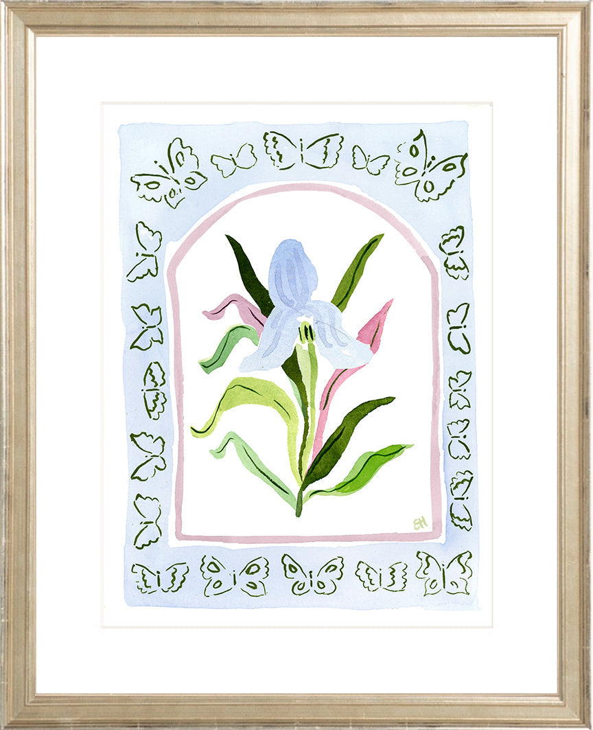 The "Botanical Rainbow Blue" Fine Art Print
