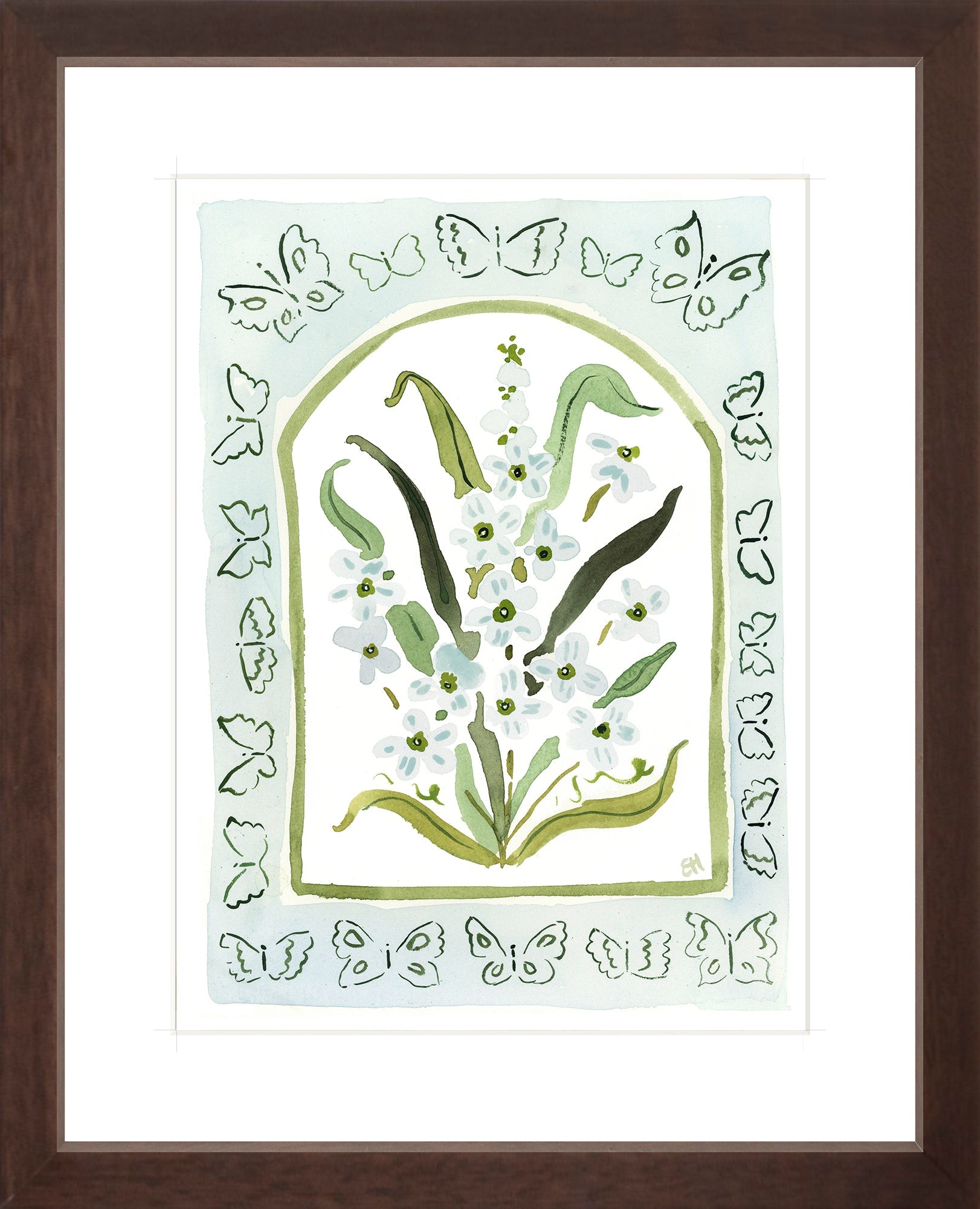 The "Botanical Rainbow Mint" Fine Art Print