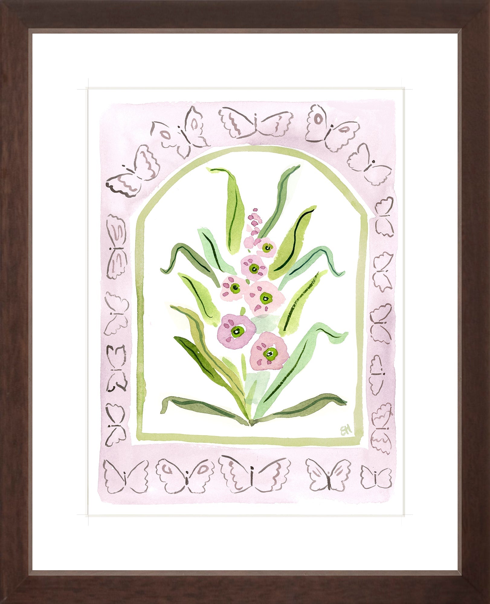 The "Botanical Rainbow Lilac" Fine Art Print