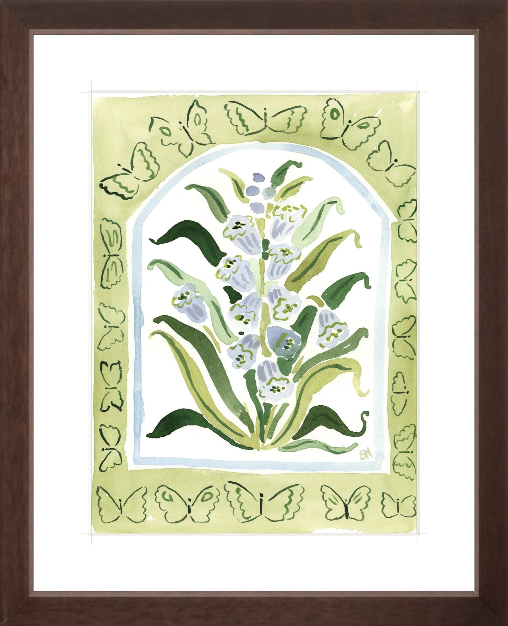 The "Botanical Rainbow Green" Fine Art Print