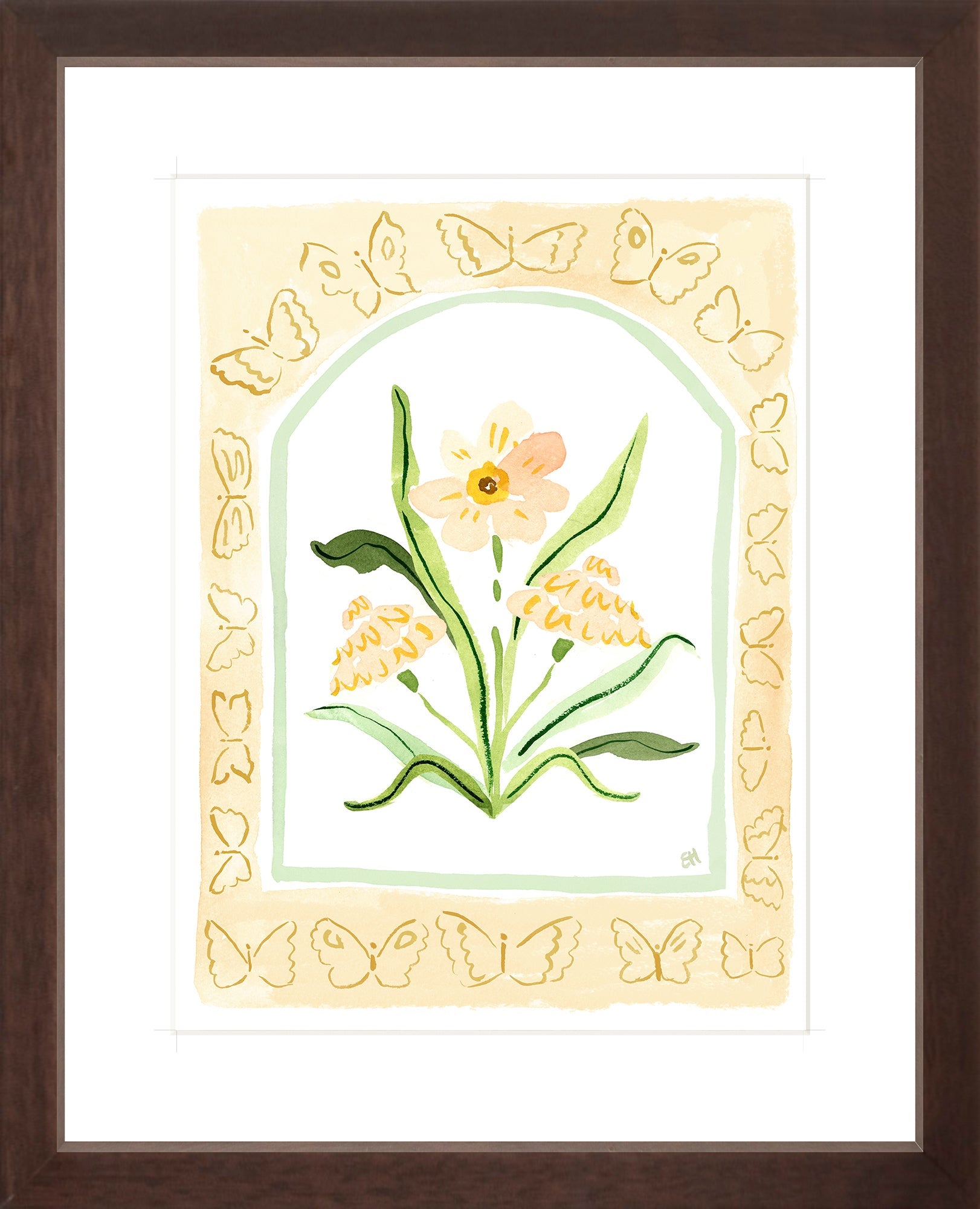 The "Botanical Rainbow Orange" Fine Art Print