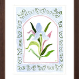 The "Botanical Rainbow Blue" Fine Art Print