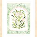 The "Botanical Rainbow Seafoam" Fine Art Print