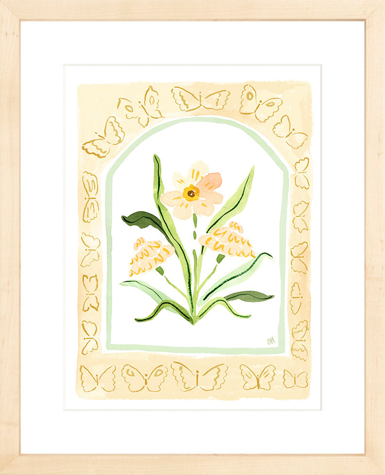 The "Botanical Rainbow Orange" Fine Art Print