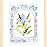 The "Botanical Rainbow Blue" Fine Art Print