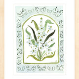 The "Botanical Rainbow Mint" Fine Art Print
