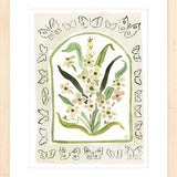 The "Botanical Rainbow Taupe" Fine Art Print