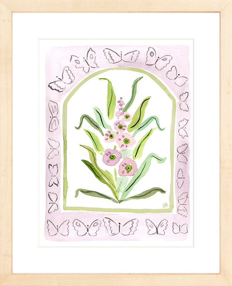 The "Botanical Rainbow Lilac" Fine Art Print