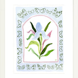 The "Botanical Rainbow Blue" Fine Art Print