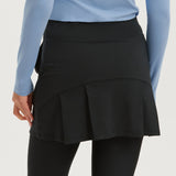 Pleat Back Skirted Legging