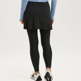 Pleat Back Skirted Legging