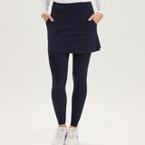 Pleat Back Skirted Legging