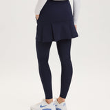 Pleat Back Skirted Legging