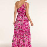 Joyce One-Shoulder Tie Dress