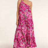 Joyce One-Shoulder Tie Dress