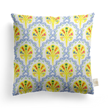 Scallop Floral Pillow Cover | Featuring Fiesta Colorway