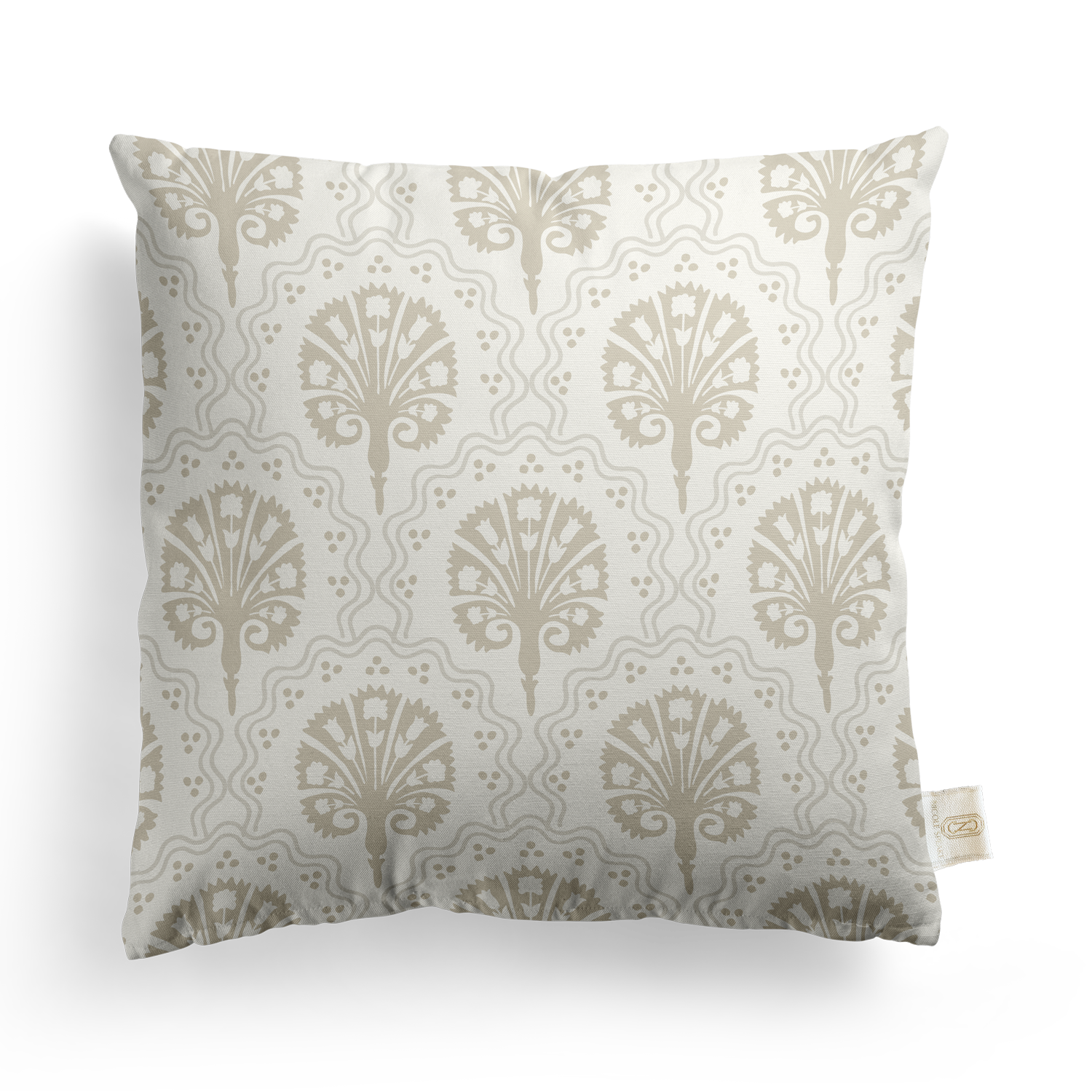 Scallop Floral Pillow Cover | Featuring Fiesta Colorway