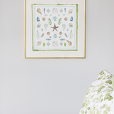 Seashell Scarf, Fine Art Print