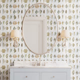 Seashell Stripe Wallpaper